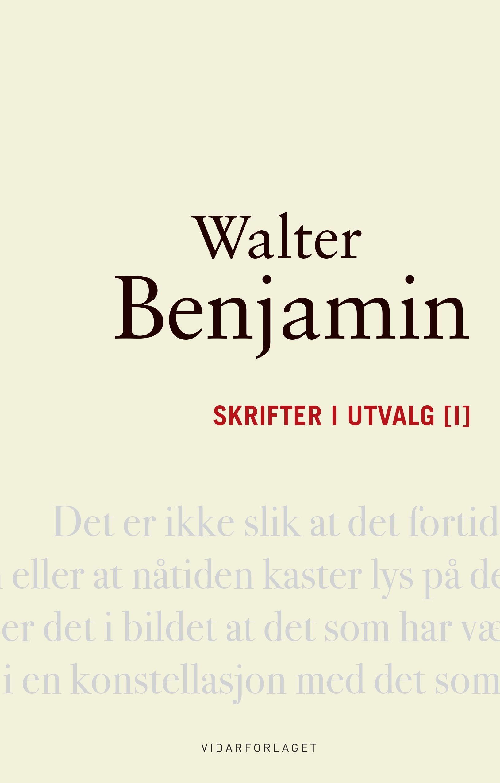 Gesammelte Schriften. I