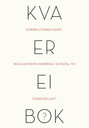 Kva er ei bok?