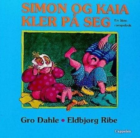 Simon og Kaia kler på seg