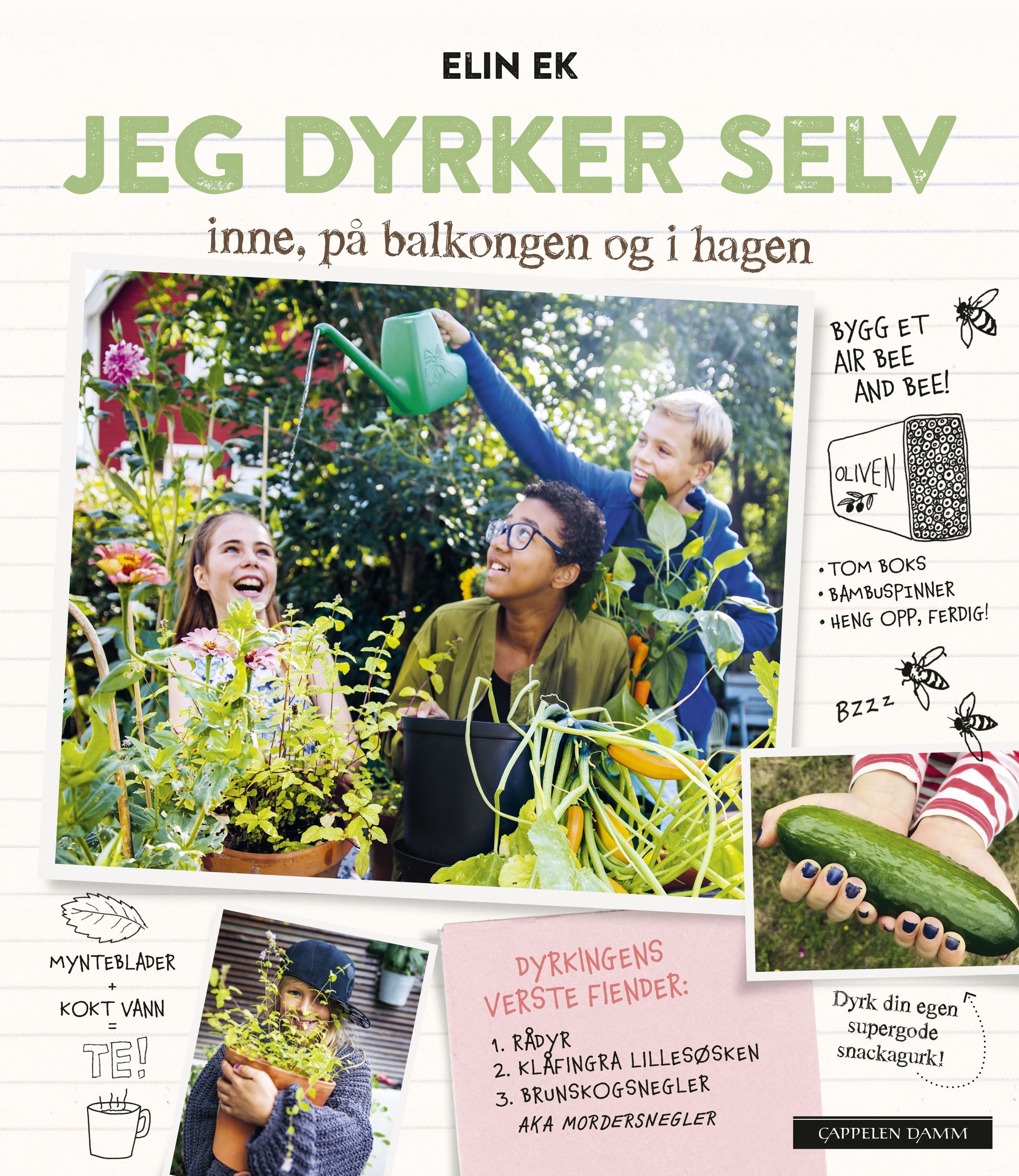 Jag odlar inomhus, på balkongen och i trädgården