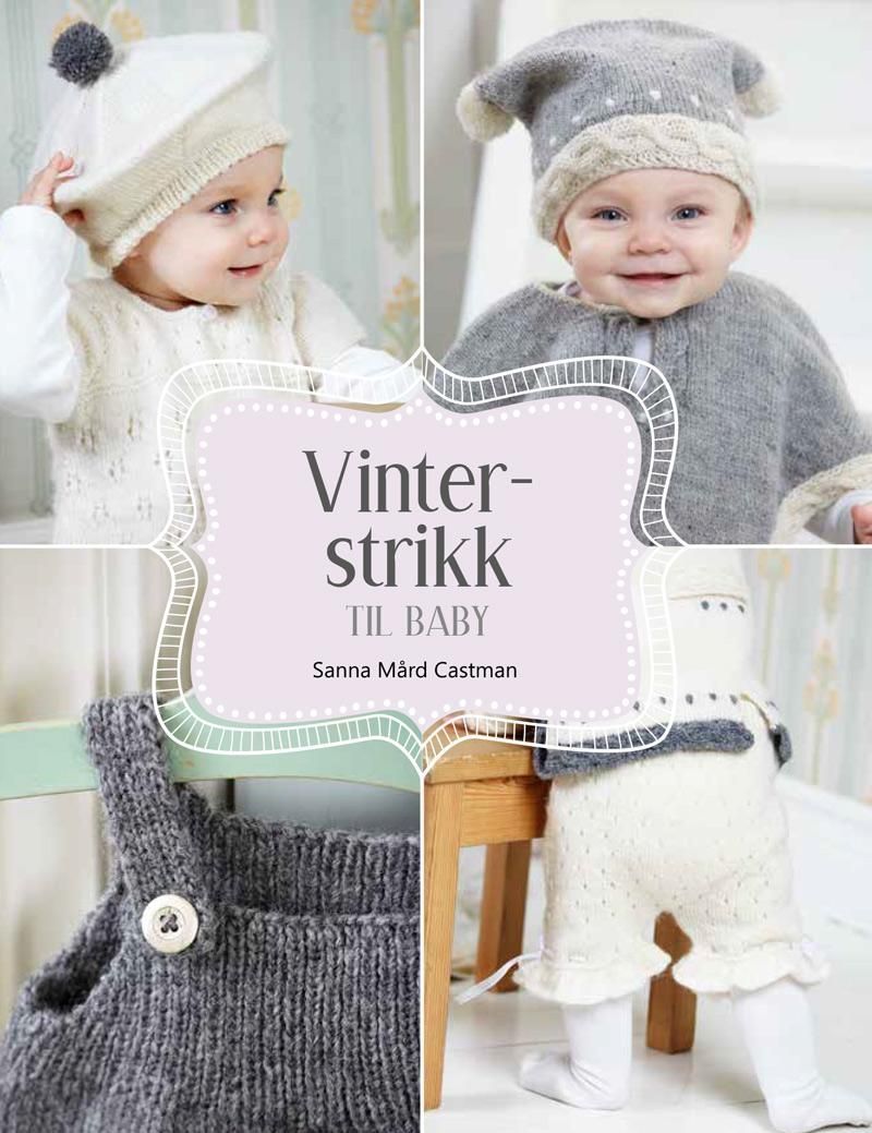 Stickad vinterfröjd för babyn