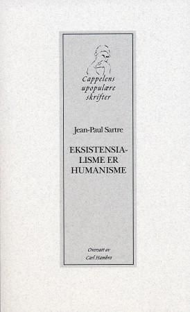 L'existentialisme est un humanisme