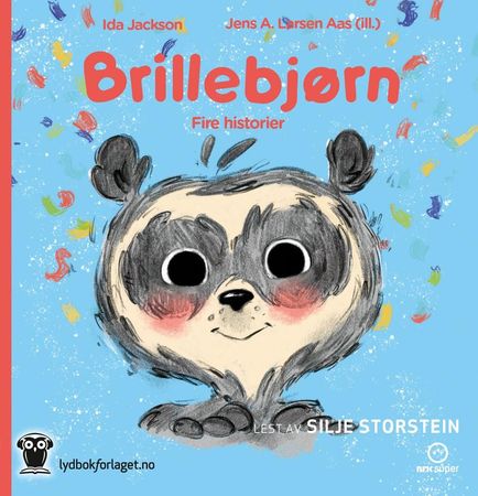 Brillebjørn i skogen