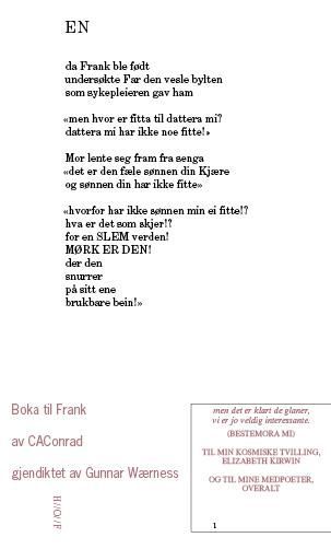 The book of Frank