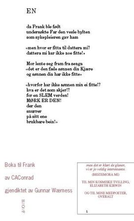 The book of Frank