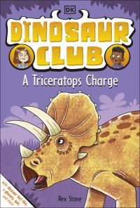A triceratops charge