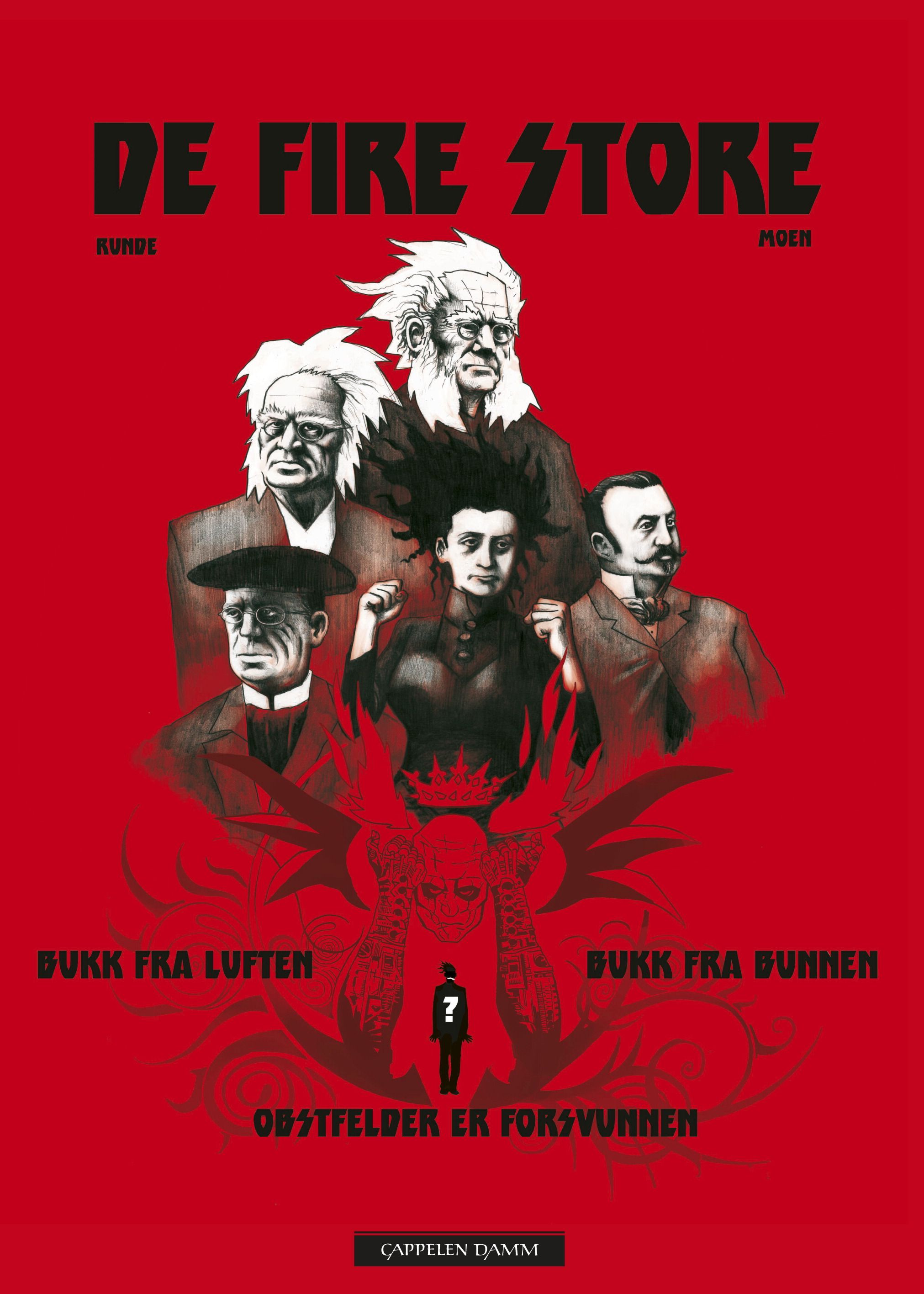 De fire store. bukk fra luften, bukk fra bunnen, Obstfelder er forsvunnen
