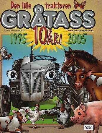 Den Lille traktoren Gråtass 10 år
