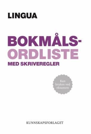 Bokmålsordliste med skriveregler