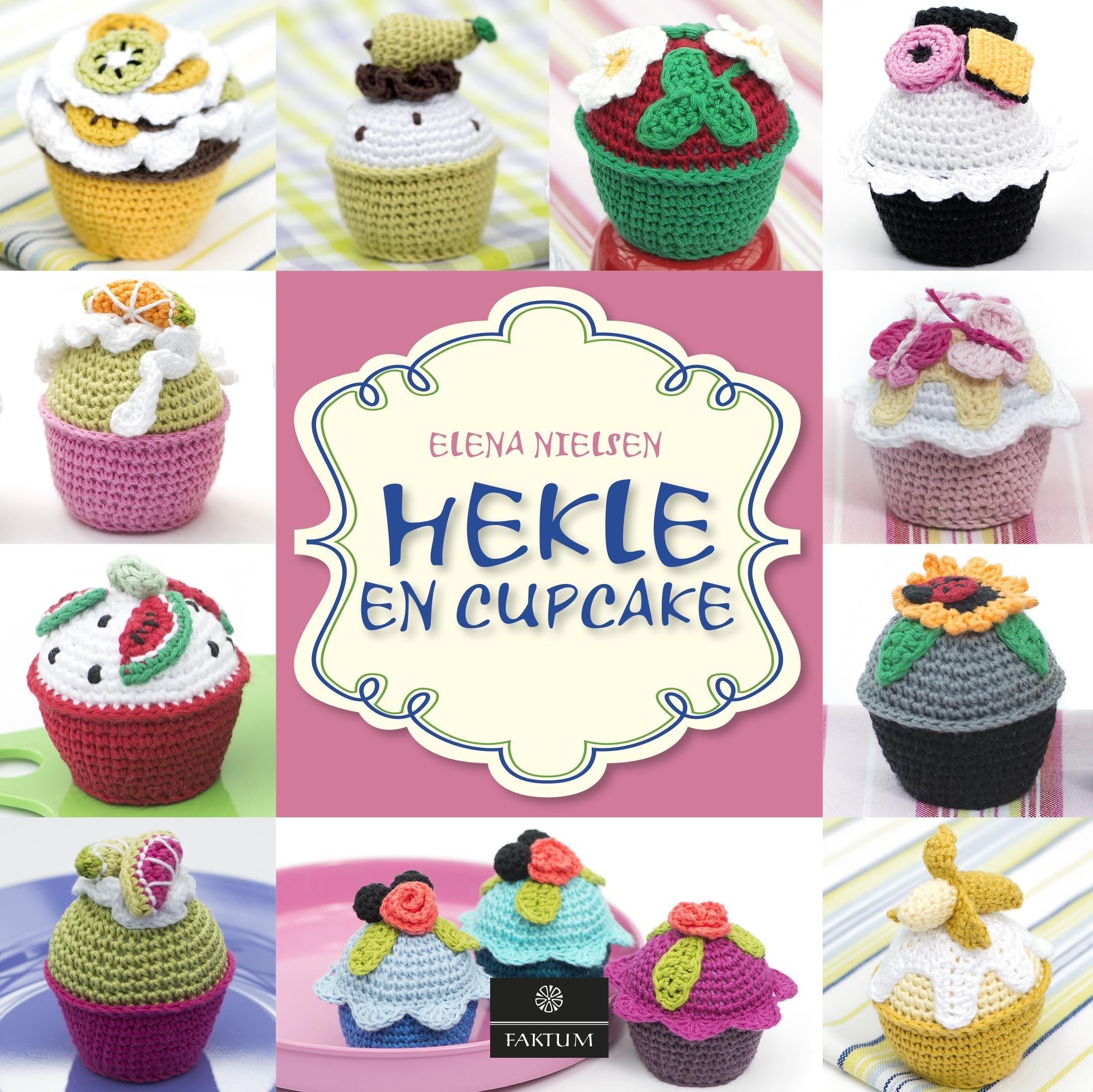 Heklede cupcakes