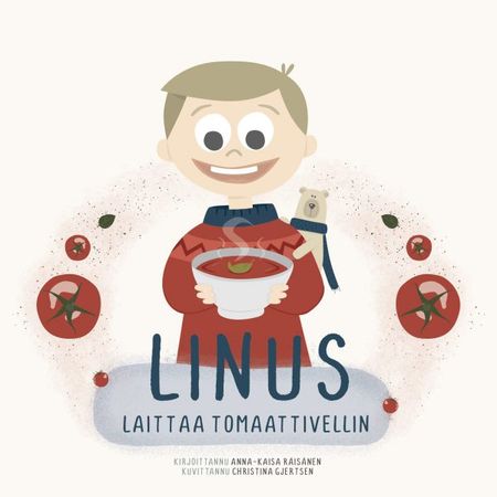 Linus laittaa tomaattivellin