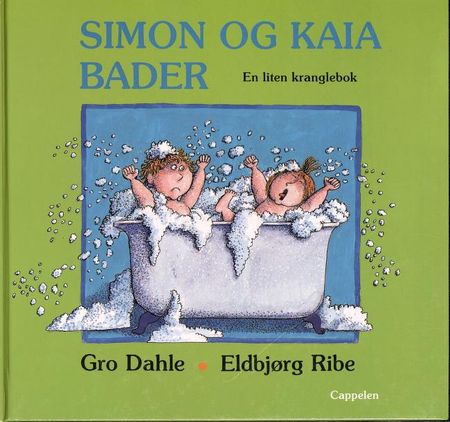 Simon og Kaia bader
