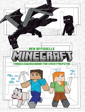The official Minecraft colouring adventure book