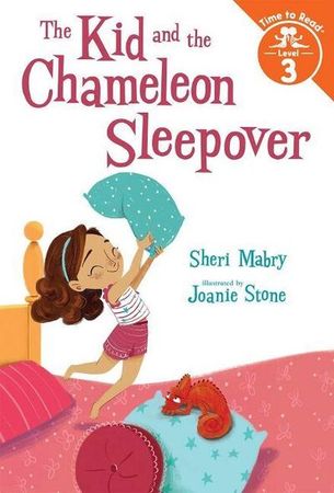 The kid and the chameleon sleepover