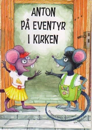 Elsa och Adam på äventyr i kyrkan