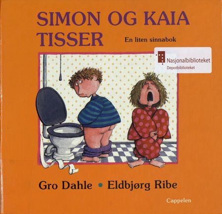 Simon og Kaia tisser