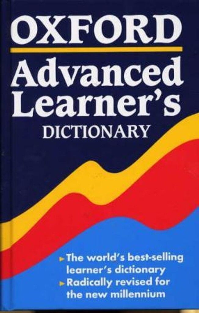 Oxford advanced learner's dictionary of current english