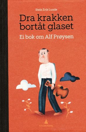 Dra krakken bortåt glaset