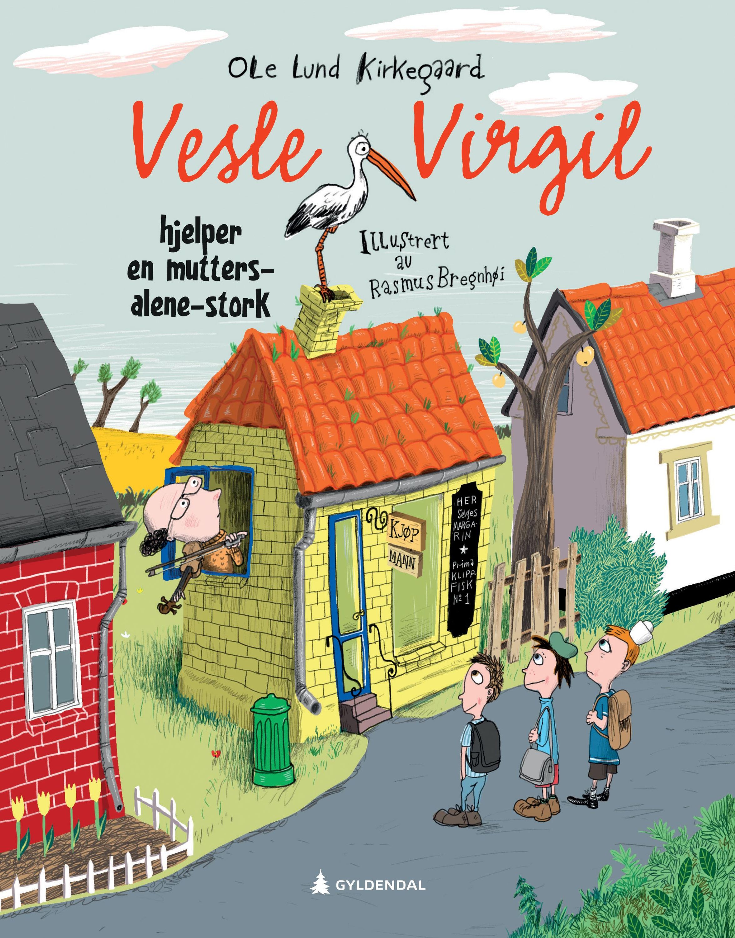 Lille Virgil hjælper en ene-og-alene stork