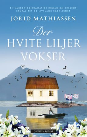 Der hvite liljer vokser