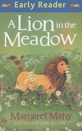 A lion in the meadow