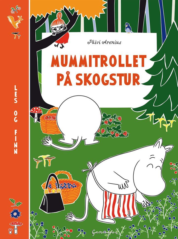 Muumiperhe metsässä