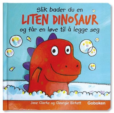 How to bath your little dinosaur