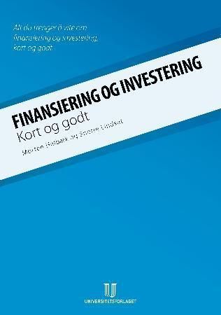 Finansering og investering