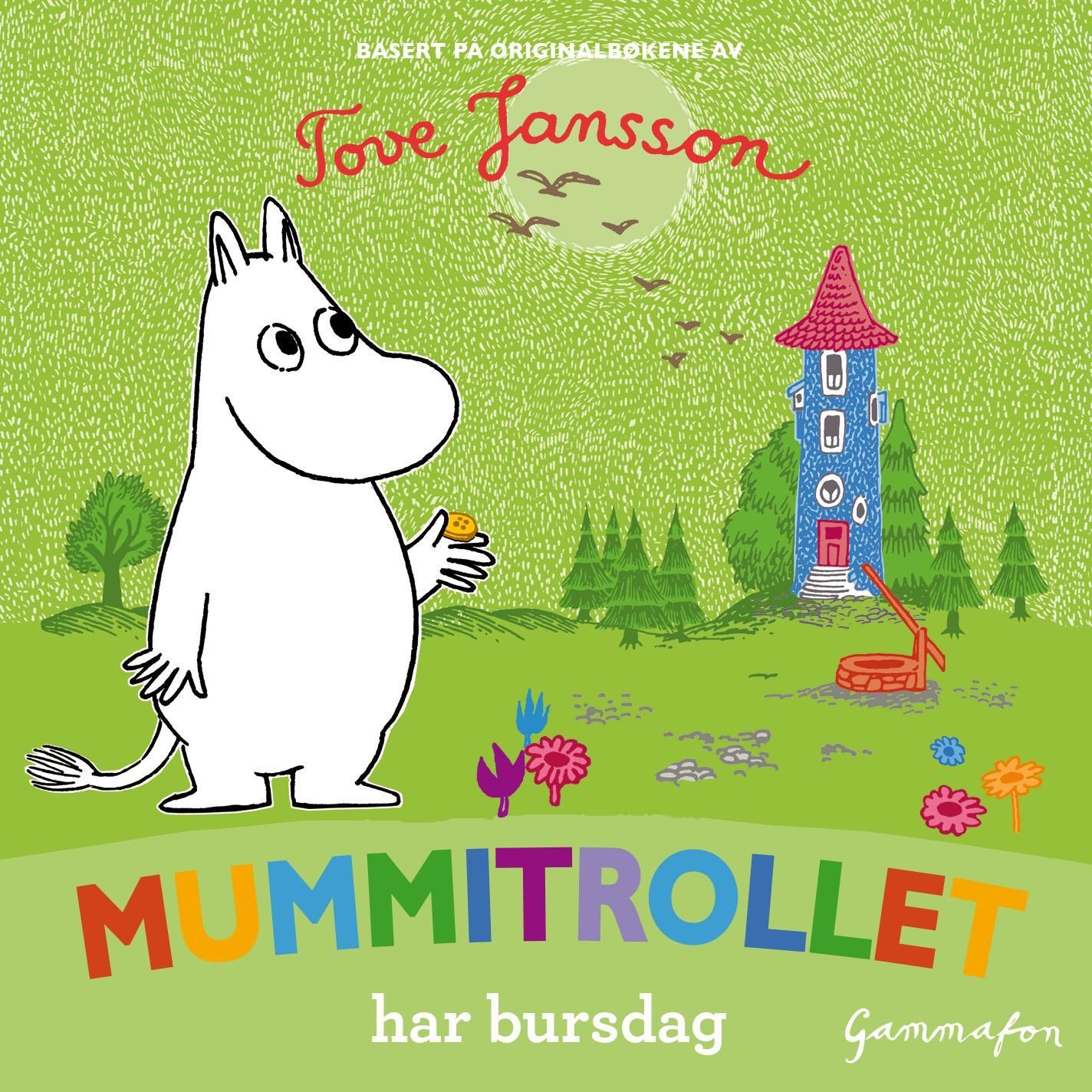 Moomin and the birthday button