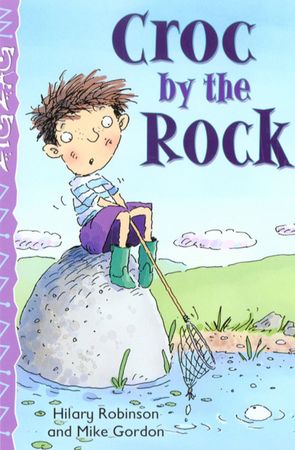 Croc by the rock