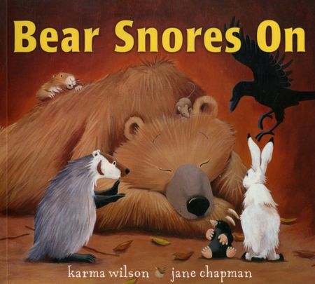 Bear snores on