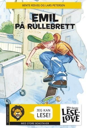 Emil på skate-board
