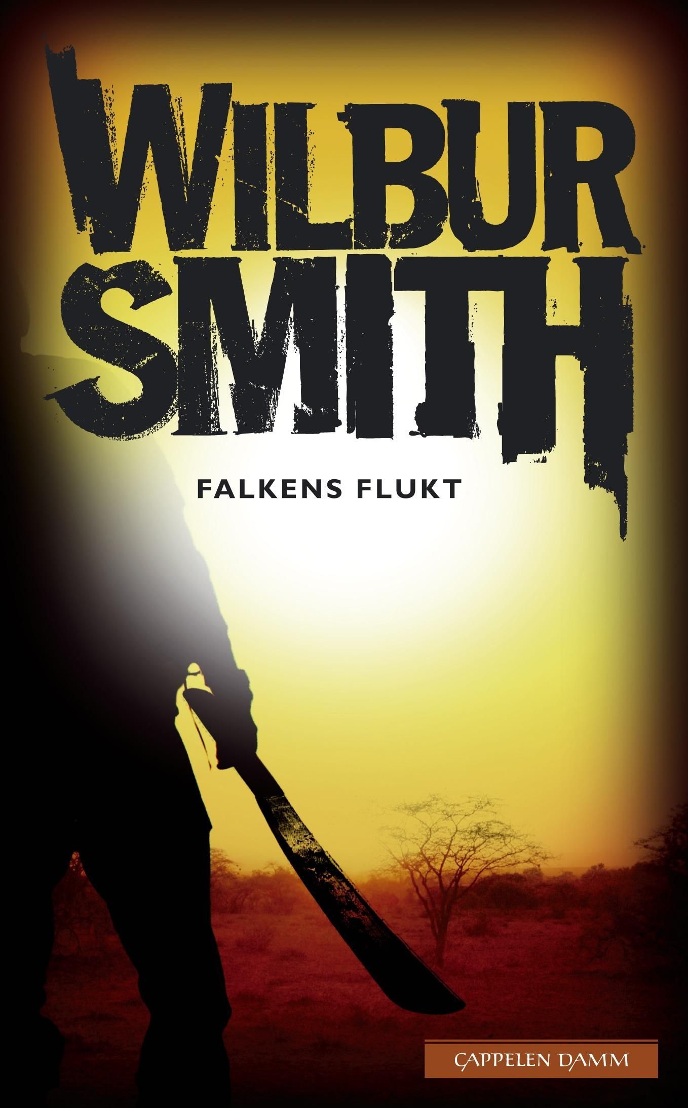 A falcon flies