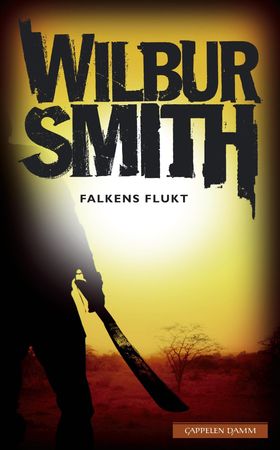 A falcon flies