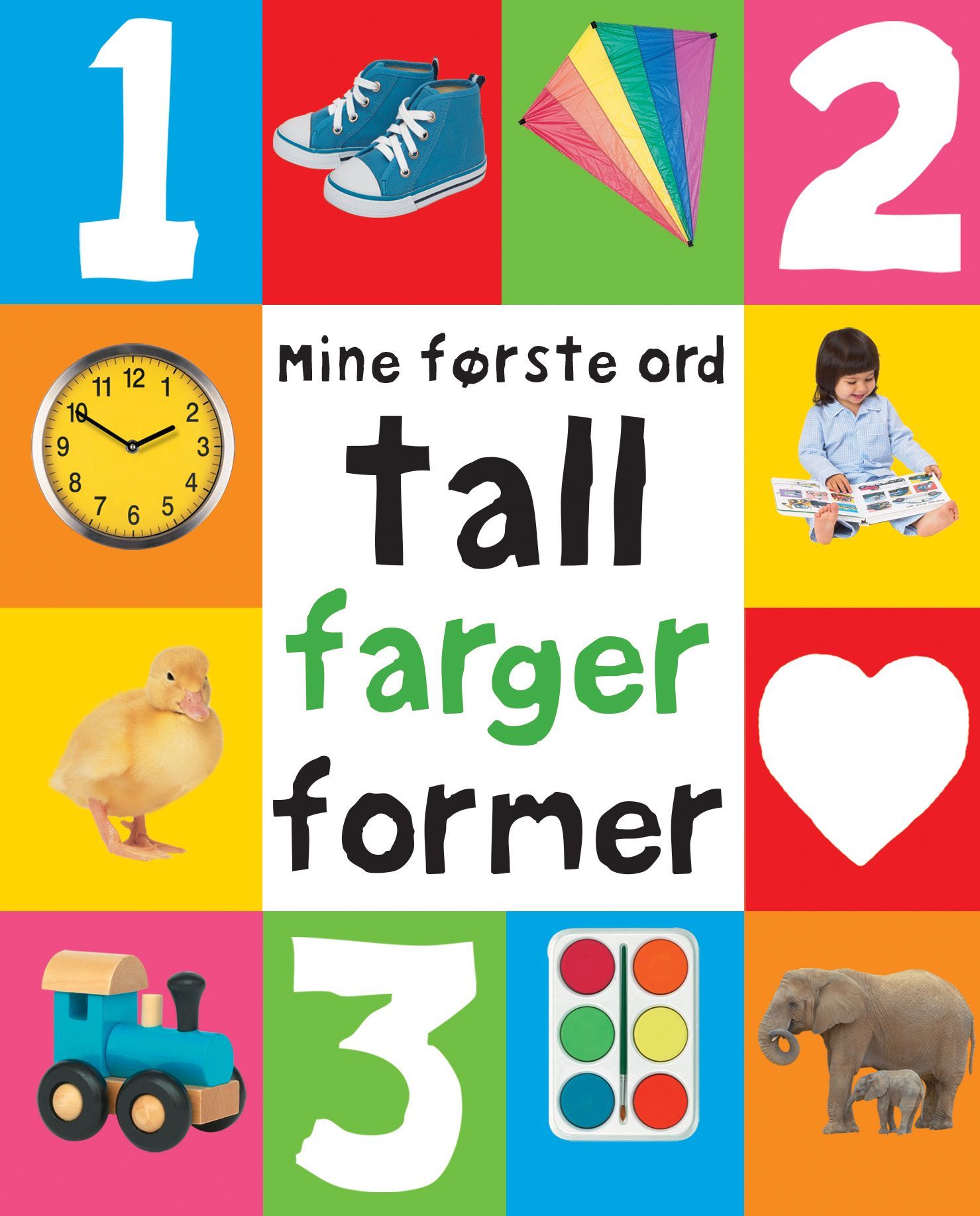 Numbers, colours, shapes