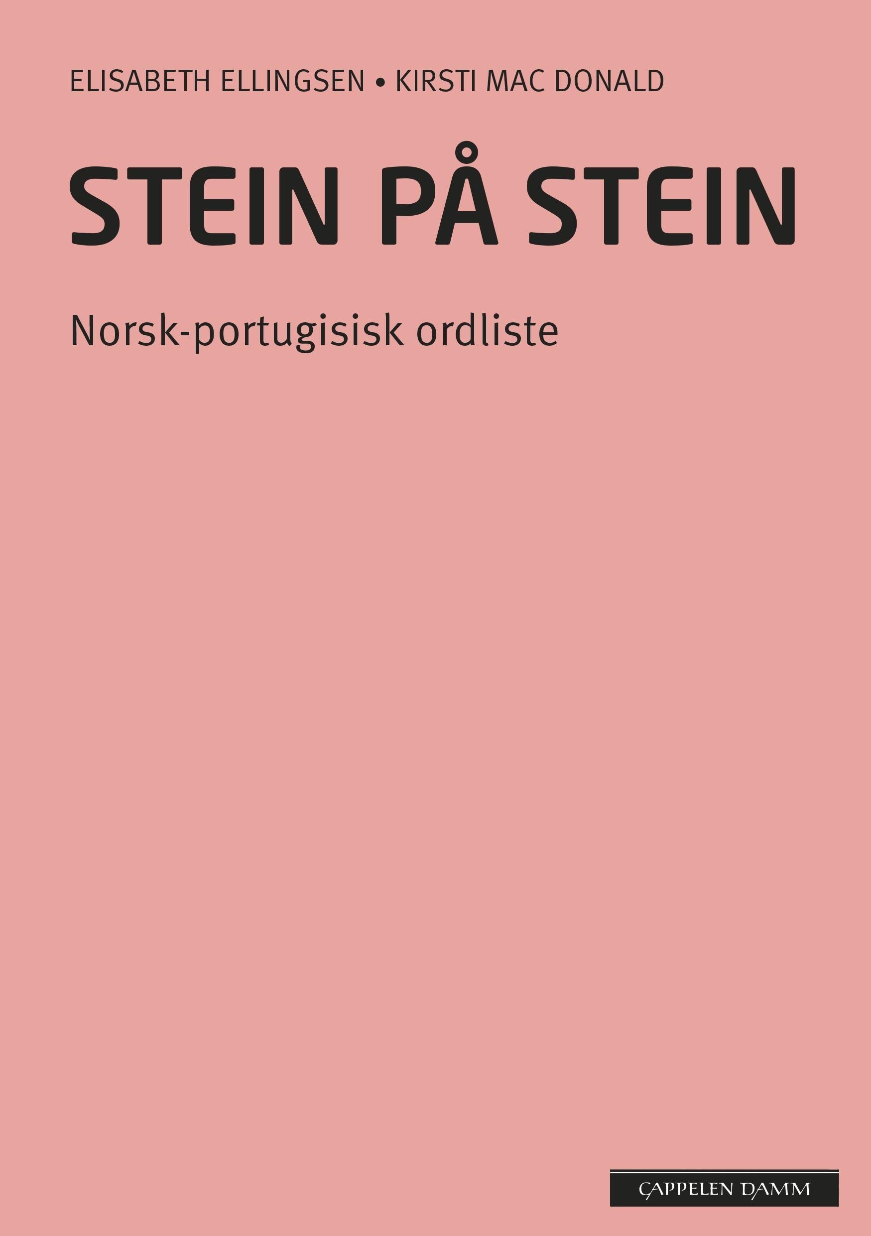 Stein på stein. Norsk-portugisisk ordliste