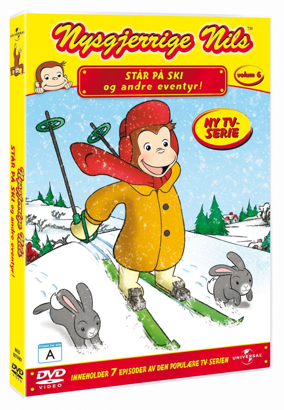 Curious George plays in the snow and other awesome activities!
