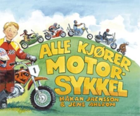 Alla åker motorcykel