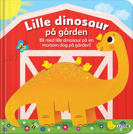 Baby dinosaur on the farm