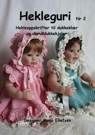 Hekleoppskrifter til dukkeklær og dorulldukkekjoler