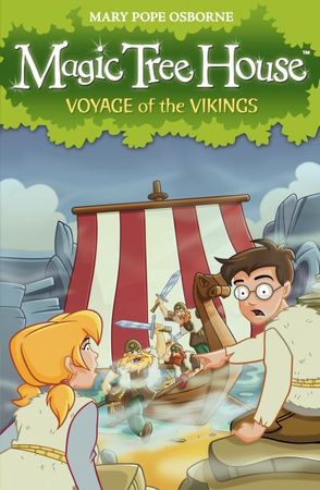 Viking ships at sunrise