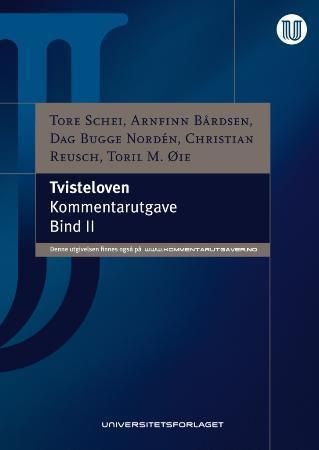 Tvisteloven. Bind II. §§ 21-1 til 37-3