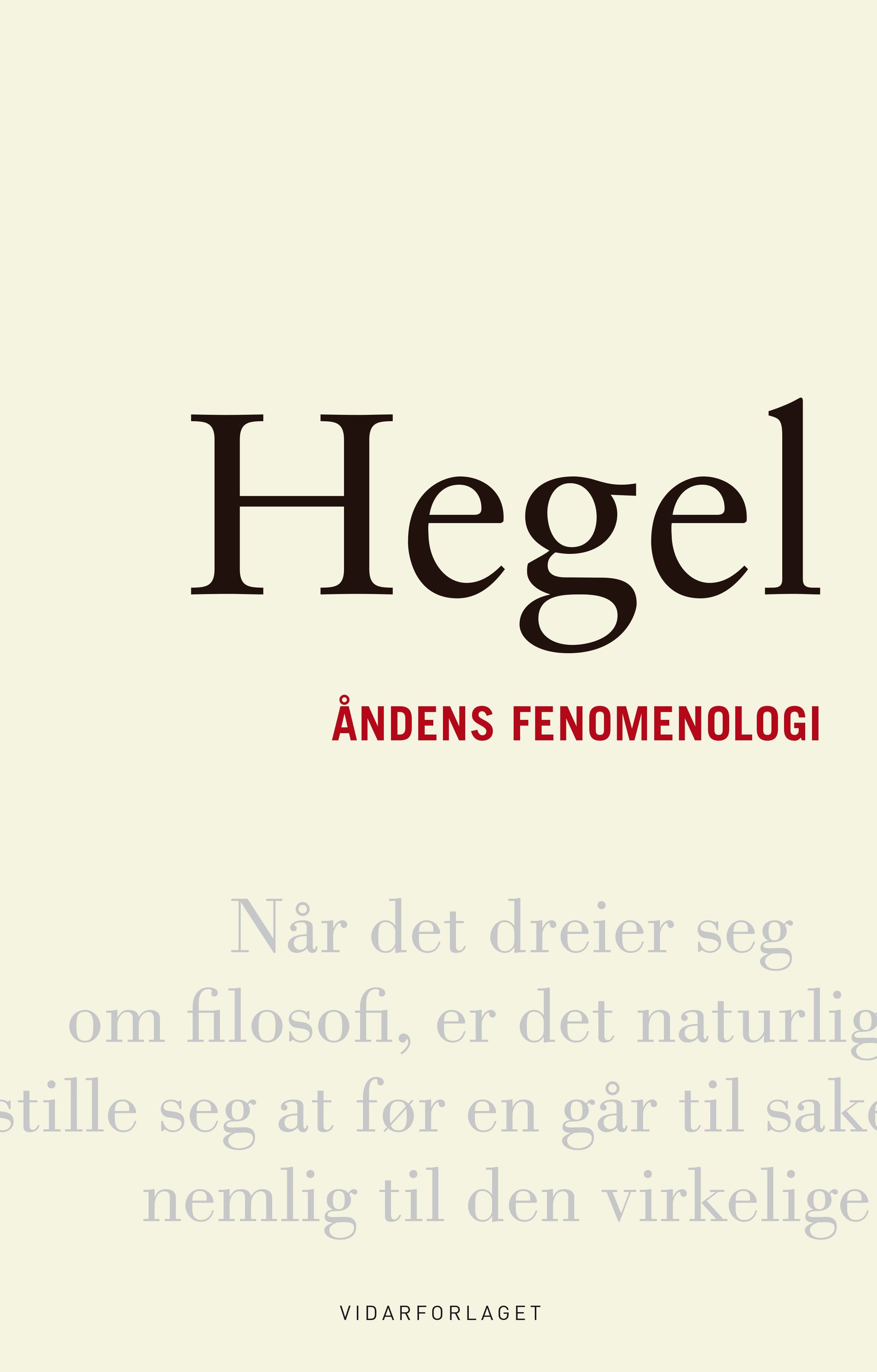 Phänomenologie des Geistes