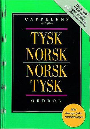 Tysk-norsk norsk-tysk ordbok