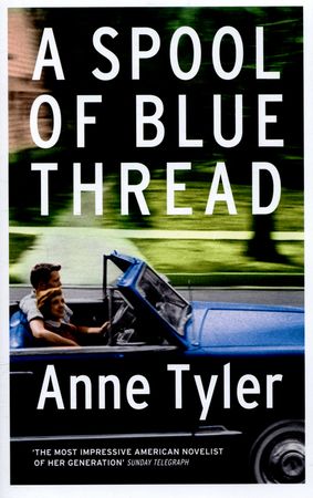 A spool of blue thread