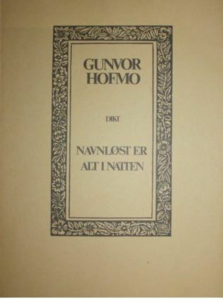 Navnløst er alt i natten