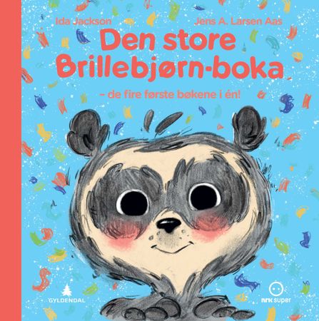 Brillebjørn i skogen